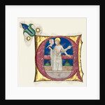 Historiated Initial Excised from an Antiphonary: Risen Christ in the Tomb, c. 1420-1450 by Unknown