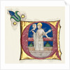 Historiated Initial Excised from an Antiphonary: Risen Christ in the Tomb, c. 1420-1450 by Unknown