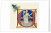 Historiated Initial Excised from an Antiphonary: Risen Christ in the Tomb, c. 1420-1450 by Unknown