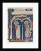 Historiated Initial Excised from an Antiphonary: SS. Paul the Hermit and Anthony, c1200-1230 by Unknown