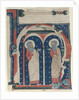 Historiated Initial Excised from an Antiphonary: SS. Paul the Hermit and Anthony, c1200-1230 by Unknown