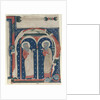 Historiated Initial Excised from an Antiphonary: SS. Paul the Hermit and Anthony, c1200-1230 by Unknown