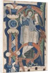 Historiated Initial Excised from a Choral Book: St. Michael and the Dragon, early 1200s by Unknown