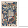 Historiated Initial Excised from a Choral Book: St. Michael and the Dragon, early 1200s by Unknown