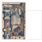 Historiated Initial Excised from a Choral Book: St. Michael and the Dragon, early 1200s by Unknown