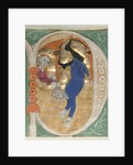 Historiated Initial Excised from a Bible, 1200s by Unknown