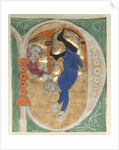 Historiated Initial Excised from a Bible, 1200s by Unknown