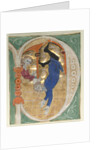 Historiated Initial Excised from a Bible, 1200s by Unknown