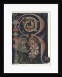 Historiated Initial Excised from a Gradual: The Three Marys at the Tomb, c. 1200-1230 by Unknown