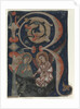 Historiated Initial Excised from a Gradual: The Three Marys at the Tomb, c. 1200-1230 by Unknown