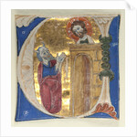 Historiated Initial Excised from a Bible, 1200s by Unknown