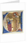 Historiated Initial Excised from a Bible, 1200s by Unknown