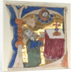 Historiated Initial Excised from a Bible, 1200s by Unknown