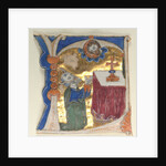 Historiated Initial Excised from a Bible, 1200s by Unknown
