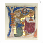 Historiated Initial Excised from a Bible, 1200s by Unknown