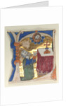 Historiated Initial Excised from a Bible, 1200s by Unknown