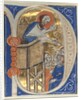 Historiated Initial Excised from a Bible: St. Paul Preaching, 1200s by Unknown