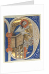 Historiated Initial Excised from a Bible: St. Paul Preaching, 1200s by Unknown