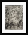 Horseman in the Woods, original impression 1854, printed in 1921 by Jean Baptiste Camille Corot; M. Le Garrec