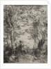Horseman in the Woods, original impression 1854, printed in 1921 by Jean Baptiste Camille Corot; M. Le Garrec