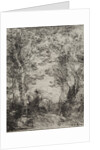 Horseman in the Woods, original impression 1854, printed in 1921 by Jean Baptiste Camille Corot; M. Le Garrec