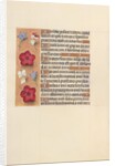 Hours of Queen Isabella the Catholic, Queen of Spain: Fol. 101v, c. 1500 by Master of the First Prayerbook of Maximillian