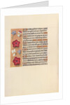 Hours of Queen Isabella the Catholic, Queen of Spain: Fol. 101v, c. 1500 by Master of the First Prayerbook of Maximillian