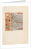 Hours of Queen Isabella the Catholic, Queen of Spain: Fol. 102v, c. 1500 by Master of the First Prayerbook of Maximillian