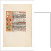 Hours of Queen Isabella the Catholic, Queen of Spain: Fol. 102v, c. 1500 by Master of the First Prayerbook of Maximillian
