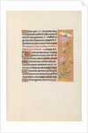 Hours of Queen Isabella the Catholic, Queen of Spain: Fol. 107r, c. 1500 by Master of the First Prayerbook of Maximillian