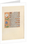 Hours of Queen Isabella the Catholic, Queen of Spain: Fol. 109v, c. 1500 by Master of the First Prayerbook of Maximillian