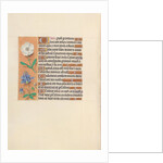Hours of Queen Isabella the Catholic, Queen of Spain: Fol. 109v, c. 1500 by Master of the First Prayerbook of Maximillian