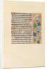Hours of Queen Isabella the Catholic, Queen of Spain: Fol. 110r, c. 1500 by Master of the First Prayerbook of Maximillian