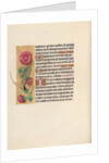 Hours of Queen Isabella the Catholic, Queen of Spain: Fol. 110v, c. 1500 by Master of the First Prayerbook of Maximillian