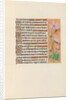 Hours of Queen Isabella the Catholic, Queen of Spain: Fol. 113r, c. 1500 by Master of the First Prayerbook of Maximillian