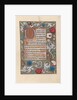 Hours of Queen Isabella the Catholic, Queen of Spain: Fol. 116r, c. 1500 by Master of the First Prayerbook of Maximillian
