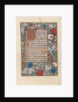 Hours of Queen Isabella the Catholic, Queen of Spain: Fol. 116r, c. 1500 by Master of the First Prayerbook of Maximillian