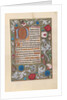 Hours of Queen Isabella the Catholic, Queen of Spain: Fol. 116r, c. 1500 by Master of the First Prayerbook of Maximillian