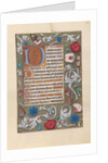 Hours of Queen Isabella the Catholic, Queen of Spain: Fol. 116r, c. 1500 by Master of the First Prayerbook of Maximillian
