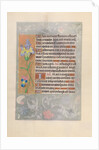 Hours of Queen Isabella the Catholic, Queen of Spain: Fol. 116v, c. 1500 by Master of the First Prayerbook of Maximillian