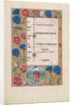 Hours of Queen Isabella the Catholic, Queen of Spain: Fol. 11v, October, c. 1500 by Master of the First Prayerbook of Maximillian