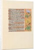 Hours of Queen Isabella the Catholic, Queen of Spain: Fol. 121r, c. 1500 by Master of the First Prayerbook of Maximillian