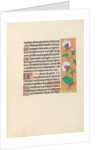 Hours of Queen Isabella the Catholic, Queen of Spain: Fol. 123r, c. 1500 by Master of the First Prayerbook of Maximillian