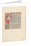 Hours of Queen Isabella the Catholic, Queen of Spain: Fol. 124v, c. 1500 by Master of the First Prayerbook of Maximillian