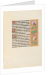 Hours of Queen Isabella the Catholic, Queen of Spain: Fol. 125r, c. 1500 by Master of the First Prayerbook of Maximillian