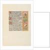 Hours of Queen Isabella the Catholic, Queen of Spain: Fol. 125r, c. 1500 by Master of the First Prayerbook of Maximillian