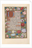 Hours of Queen Isabella the Catholic, Queen of Spain: Fol. 127r, c. 1500 by Master of the First Prayerbook of Maximillian
