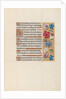 Hours of Queen Isabella the Catholic, Queen of Spain: Fol. 128r, c. 1500 by Master of the First Prayerbook of Maximillian