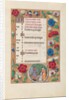 Hours of Queen Isabella the Catholic, Queen of Spain: Fol. 12r, November, c. 1500 by Master of the First Prayerbook of Maximillian