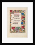 Hours of Queen Isabella the Catholic, Queen of Spain: Fol. 12r, November, c. 1500 by Master of the First Prayerbook of Maximillian